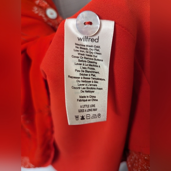 Wilfred Red Dress - Picture 3 of 3